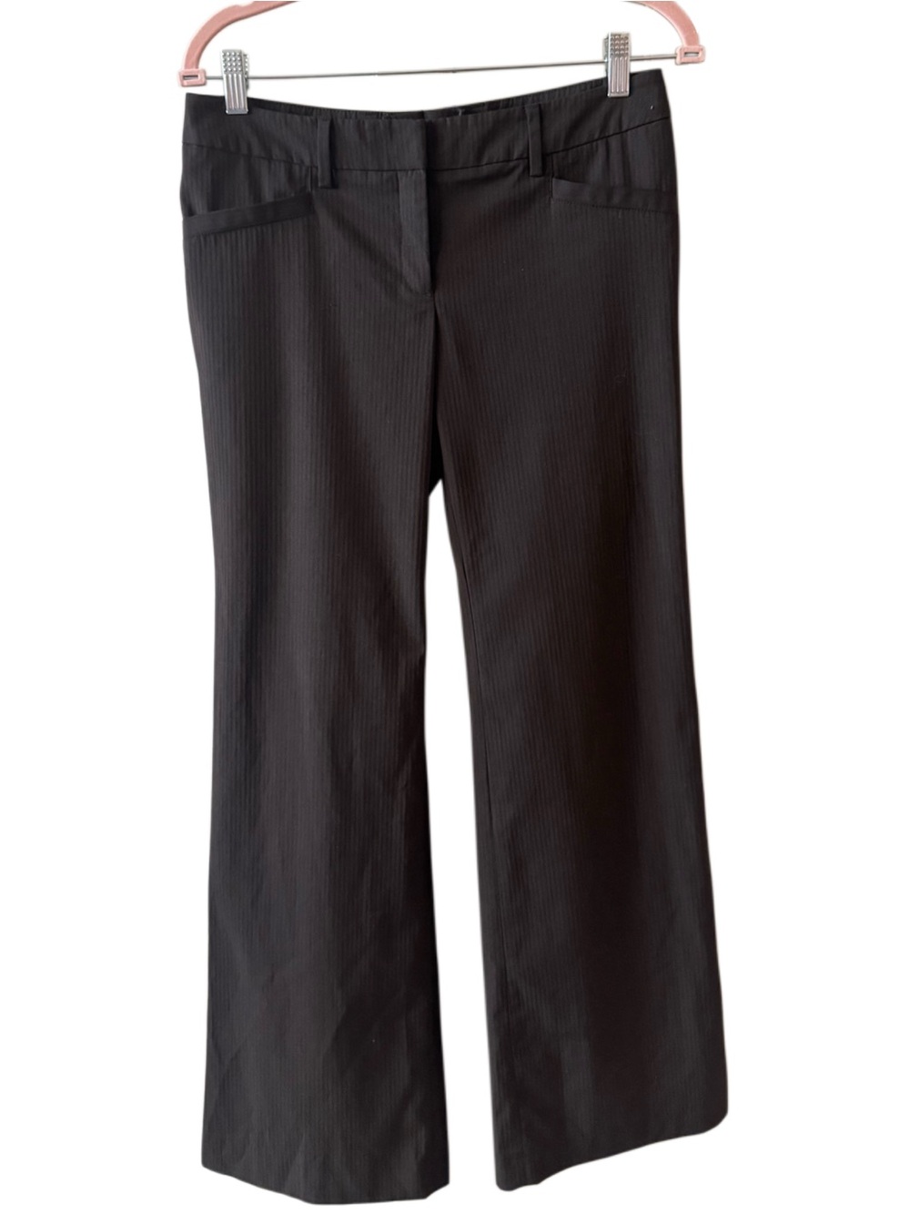 H&M Brown Pinstripe Tailored Dress Pants
